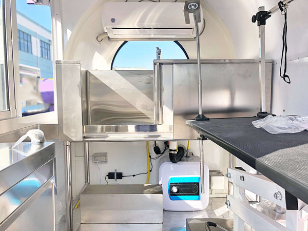 Mobile Dog Grooming Trailer - Rounder Model