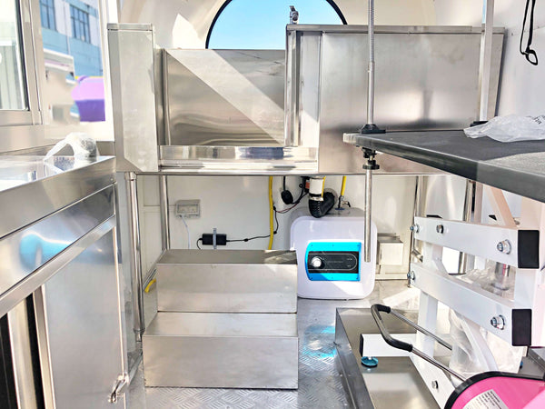 Mobile Dog Grooming Trailer - Rounder Model