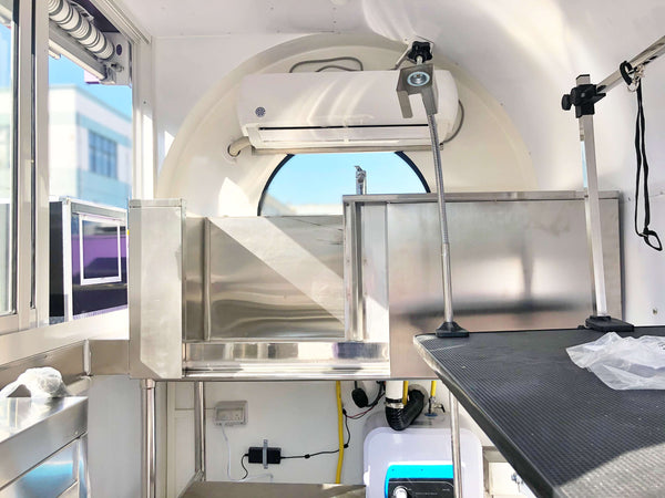 Mobile Dog Grooming Trailer - Rounder Model