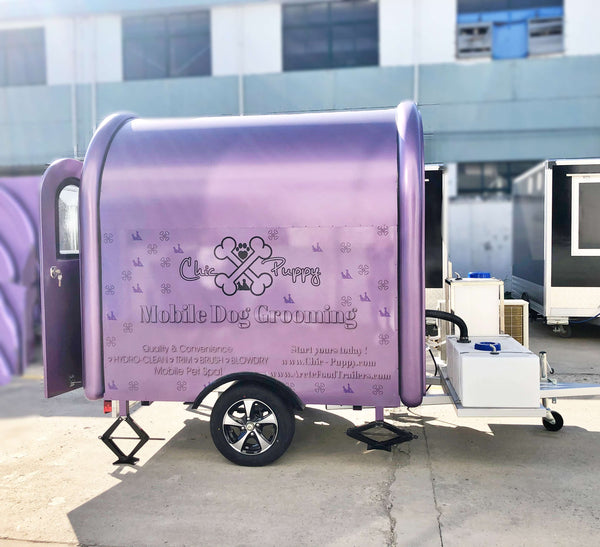 Mobile Dog Grooming Trailer - Rounder Model