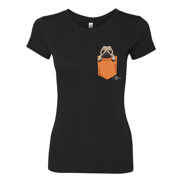 Matching Dog and Owner - Puppy Pocket - Women Shirts - Women