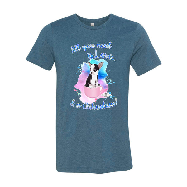 Matching Dog and Owner - All you need is Love & a Chihuahua - Men Shirts - Men