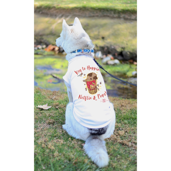 Matching Dog and Owner - Key to Happiness: Netflik & Pups! - Dog Shirts & Hoodies - Dogs