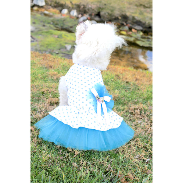 Matching Dog and Owner - Polka-Dot Sun Dress - Dogs