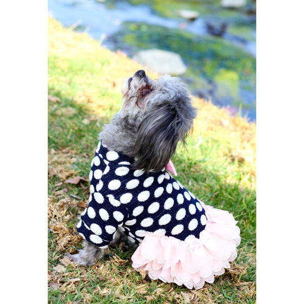Matching Dog and Owner - 50s Polka-Dot Dog Dress - Dogs