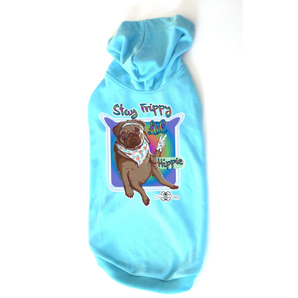 Matching Dog and Owner - Stay Trippy Lil Hippie - Dog Shirts & Hoodies - Dogs