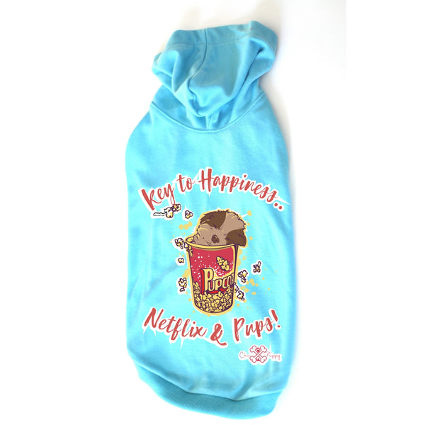 Matching Dog and Owner - Key to Happiness: Netflik & Pups! - Dog Shirts & Hoodies - Dogs