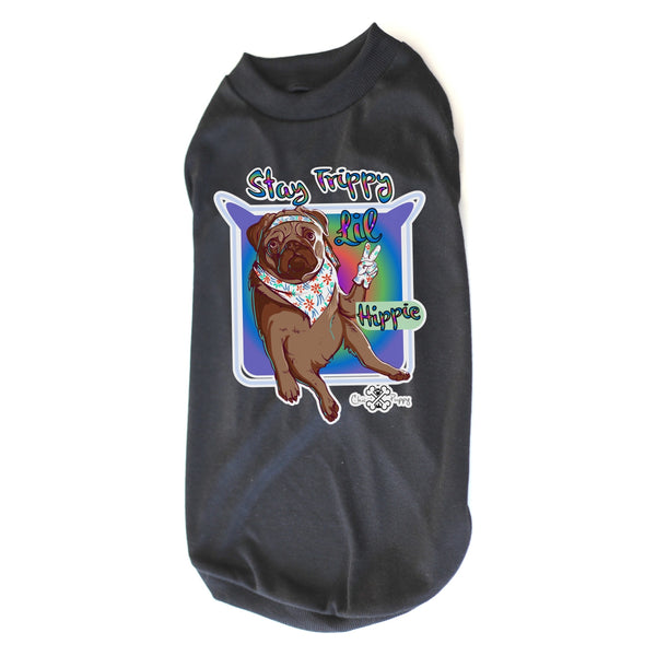 Matching Dog and Owner - Stay Trippy Lil Hippie - Dog Shirts & Hoodies - Dogs