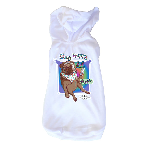 Matching Dog and Owner - Stay Trippy Lil Hippie - Dog Shirts & Hoodies - Dogs