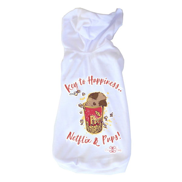 Matching Dog and Owner - Key to Happiness: Netflik & Pups! - Dog Shirts & Hoodies - Dogs