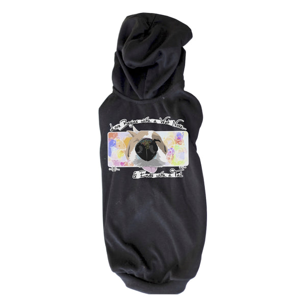 Matching Dog and Owner - Love Begins with a Wet Nose - Dog Shirts & Hoodies - Dogs
