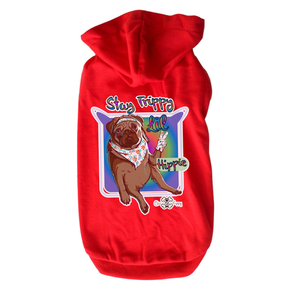 Matching Dog and Owner - Stay Trippy Lil Hippie - Dog Shirts & Hoodies - Dogs