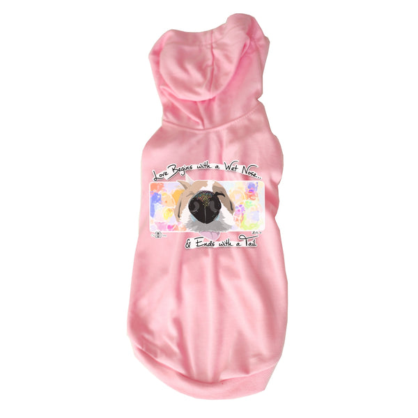 Matching Dog and Owner - Love Begins with a Wet Nose - Dog Shirts & Hoodies - Dogs