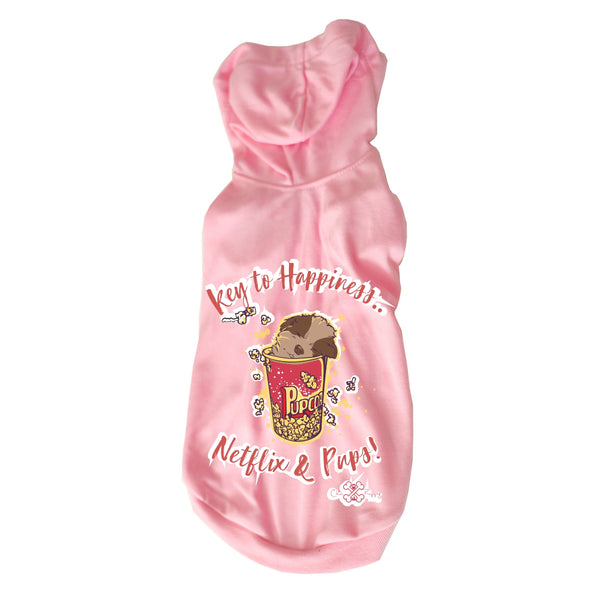 Matching Dog and Owner - Key to Happiness: Netflik & Pups! - Dog Shirts & Hoodies - Dogs