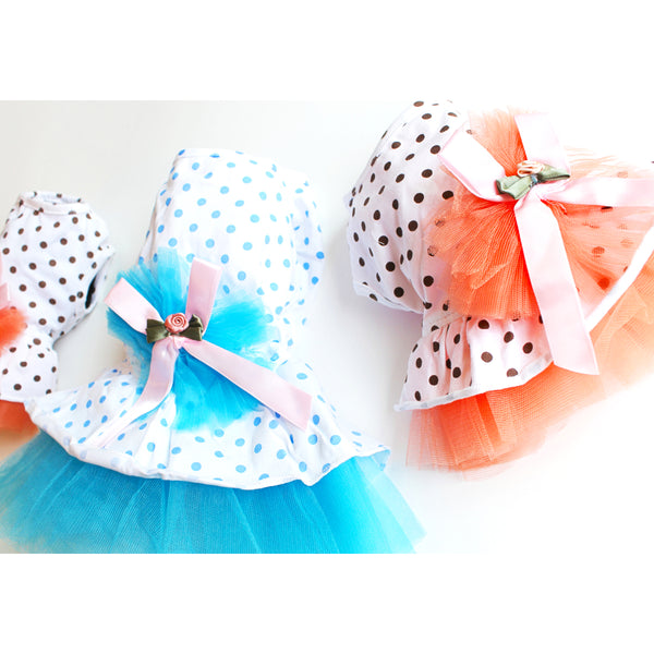 Matching Dog and Owner - Polka-Dot Sun Dress - Dogs