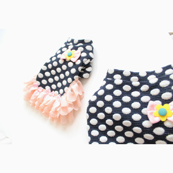 Matching Dog and Owner - 50s Polka-Dot Dog Dress - Dogs