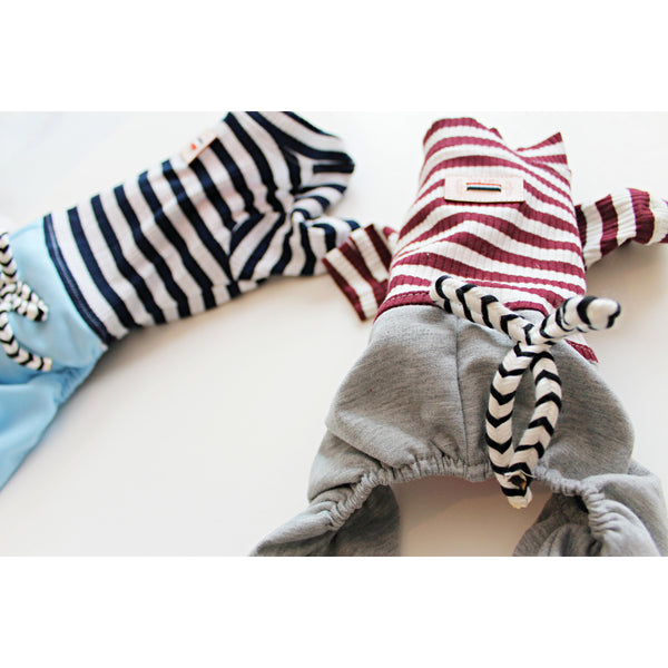 Matching Dog and Owner - French Stripe Parisian Dog Pajamas - Dogs