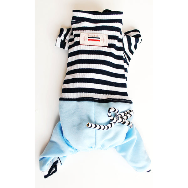 Matching Dog and Owner - French Stripe Parisian Dog Pajamas - Dogs