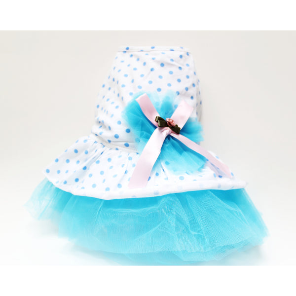 Matching Dog and Owner - Polka-Dot Sun Dress - Dogs