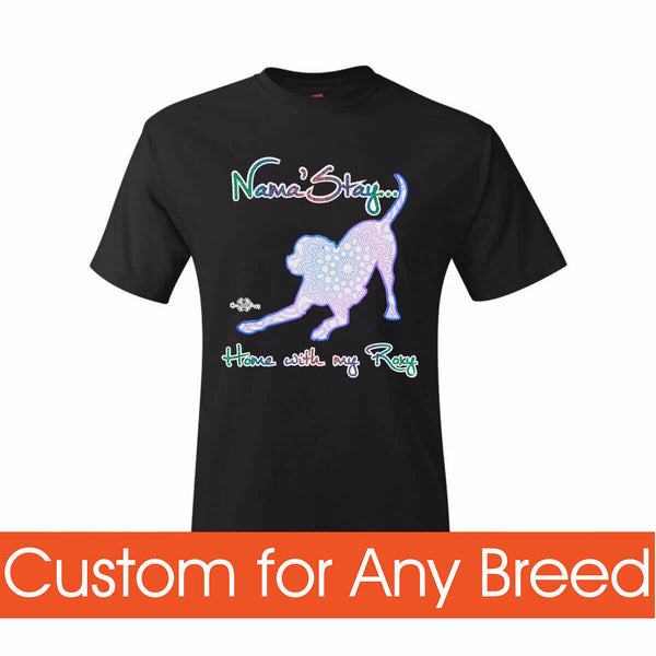 Matching Dog and Owner - Mandala Pups Silhouette - Youth Shirts - Youth