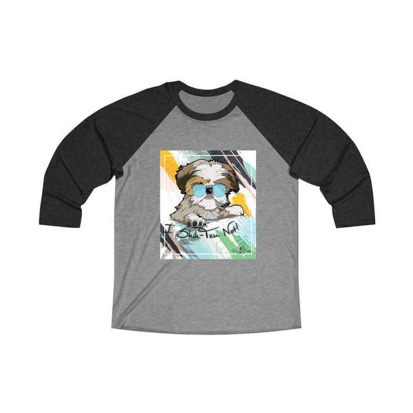 Matching Dog and Owner - I Shih-Tzu Not! - Men Raglans - Men