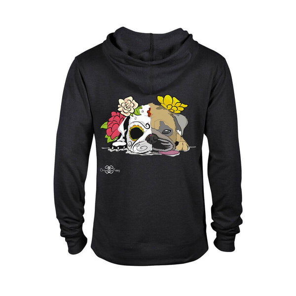 Matching Dog and Owner - Dia De Los Muertos Pug - Women Hoodies - Women