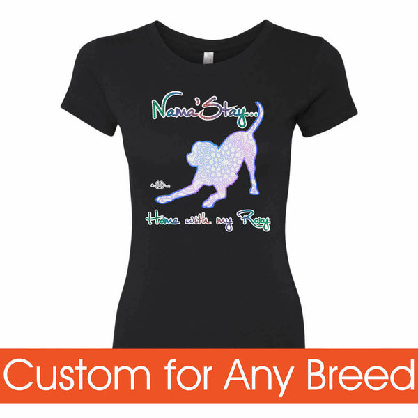 Matching Dog and Owner - Mandala Pups Silhouette - Women Shirts - Women