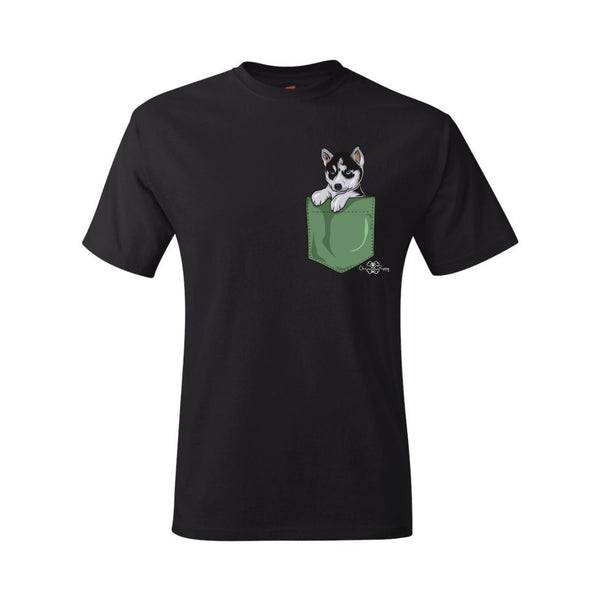 Matching Dog and Owner - Puppy Pocket - Men Shirts - Men