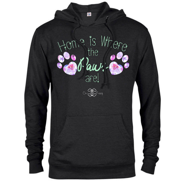 Matching Dog and Owner - Home is Where the Paws Are! - Men Hoodies - Men