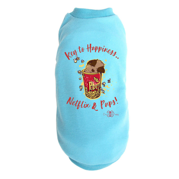 Matching Dog and Owner - Key to Happiness: Netflik & Pups! - Dog Shirts & Hoodies - Dogs