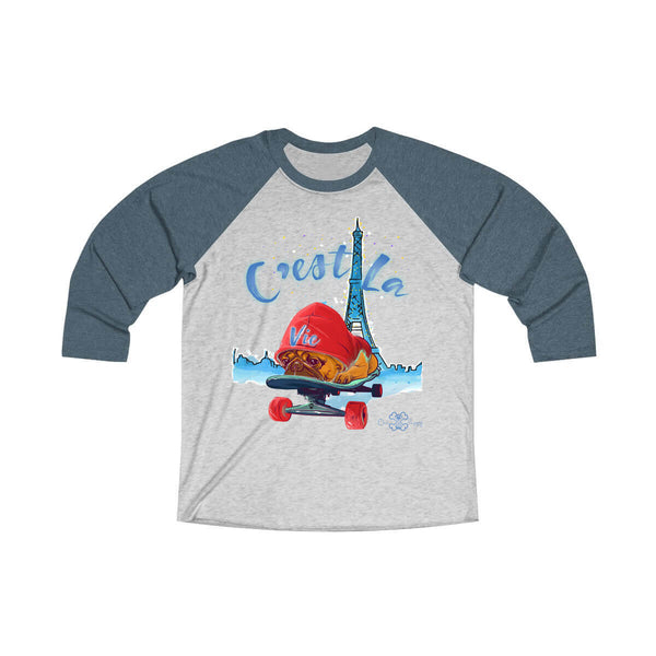 Matching Dog and Owner - C’est La Vie! - Women Raglans - Women