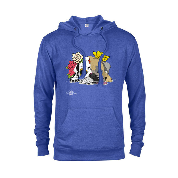 Matching Dog and Owner - Dia De Los Muertos Pug - Men Hoodies - Men