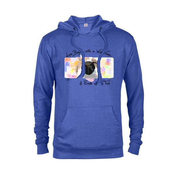 Matching Dog and Owner - Love Begins with a Wet Nose - Men Hoodies - Men