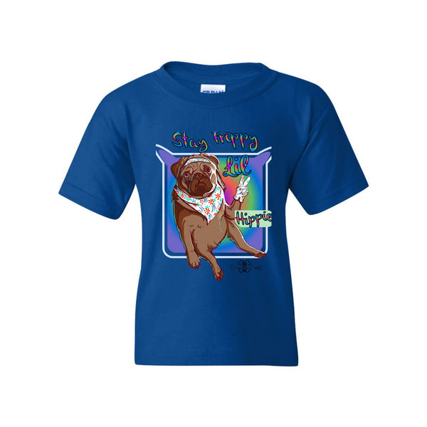 Matching Dog and Owner - Stay Trippy Lil Hippie - Youth Shirts - Youth