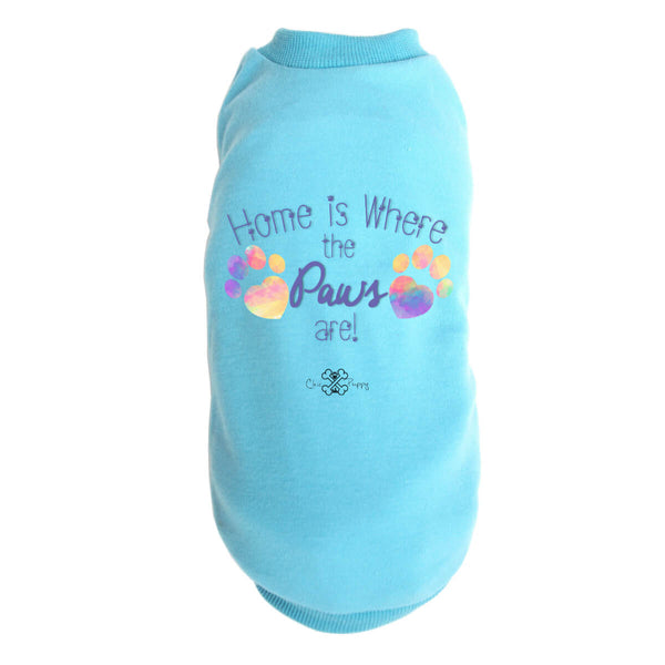 Matching Dog and Owner - Home is Where the Paws Are! - Dog Shirts & Hoodies - Dogs