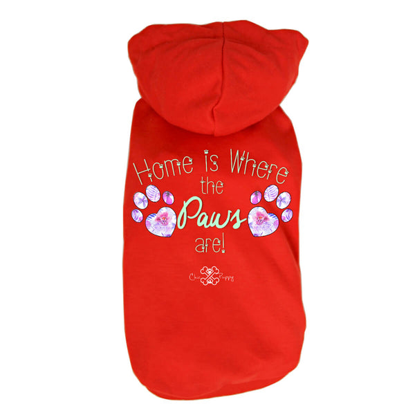 Matching Dog and Owner - Home is Where the Paws Are! - Dog Shirts & Hoodies - Dogs