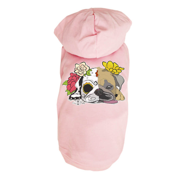 Matching Dog and Owner - Dia De Los Pugs - Dog Shirts & Hoodies - Dogs