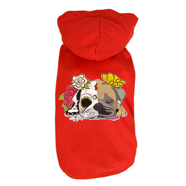 Matching Dog and Owner - Dia De Los Pugs - Dog Shirts & Hoodies - Dogs