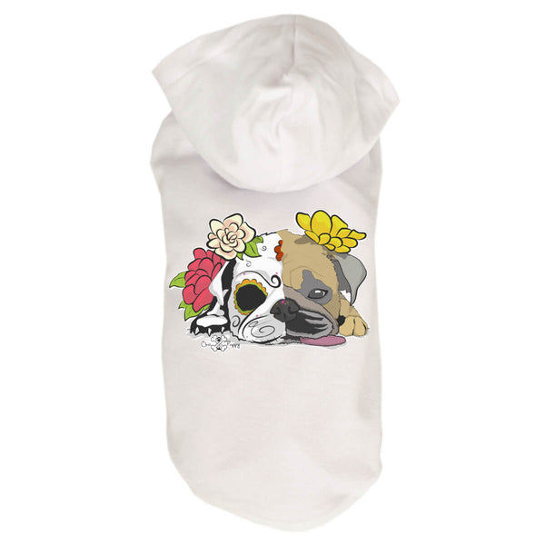 Matching Dog and Owner - Dia De Los Pugs - Dog Shirts & Hoodies - Dogs