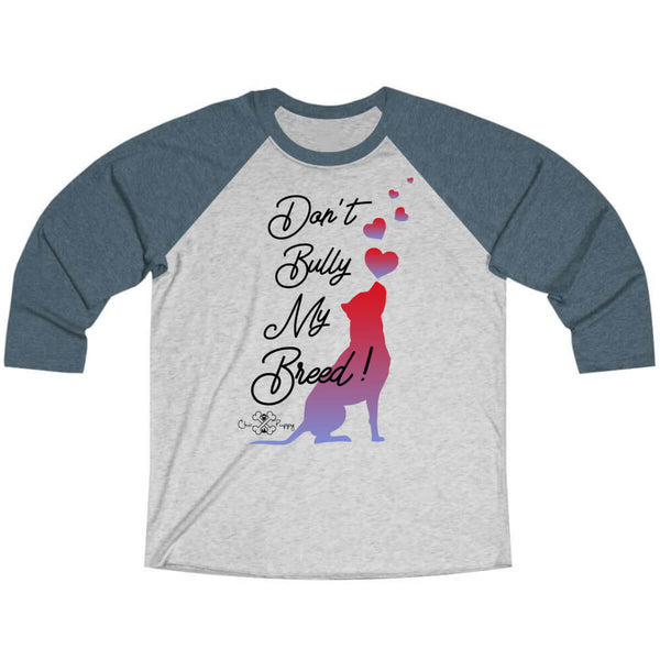 Matching Dog and Owner - Don't Bully My Breed! - Men Raglans - Men
