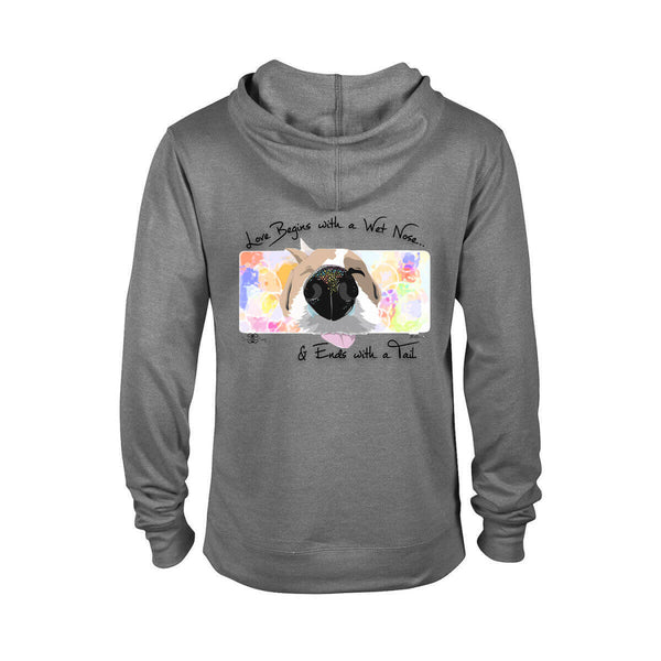 Matching Dog and Owner - Love Begins with a Wet Nose - Women Hoodies - Women