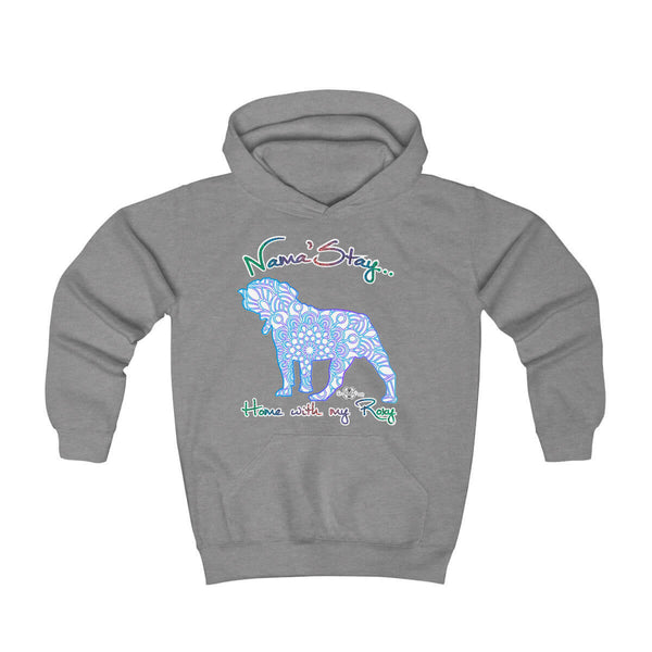 Matching Dog and Owner - Mandala Pups Silhouette - Youth Hoodies - Youth