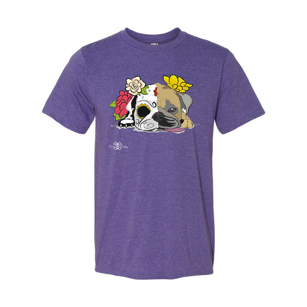 Matching Dog and Owner - Dia De Los Muertos Pug - Youth Shirts - Youth