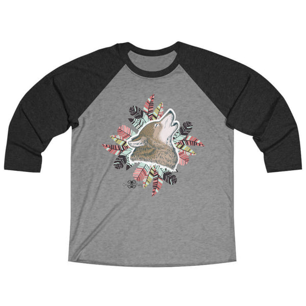 Matching Dog and Owner - Husky Pride Dreamcatcher - Men Raglans - Men