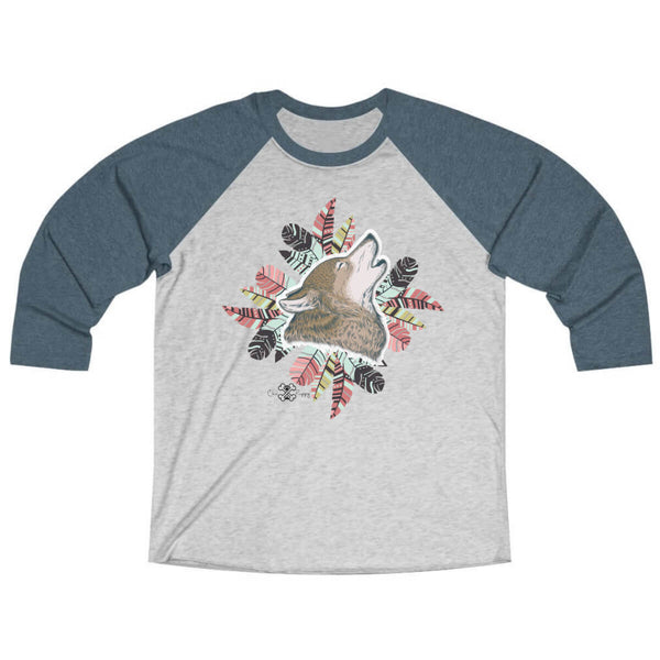 Matching Dog and Owner - Husky Pride Dreamcatcher - Women Raglans - Women