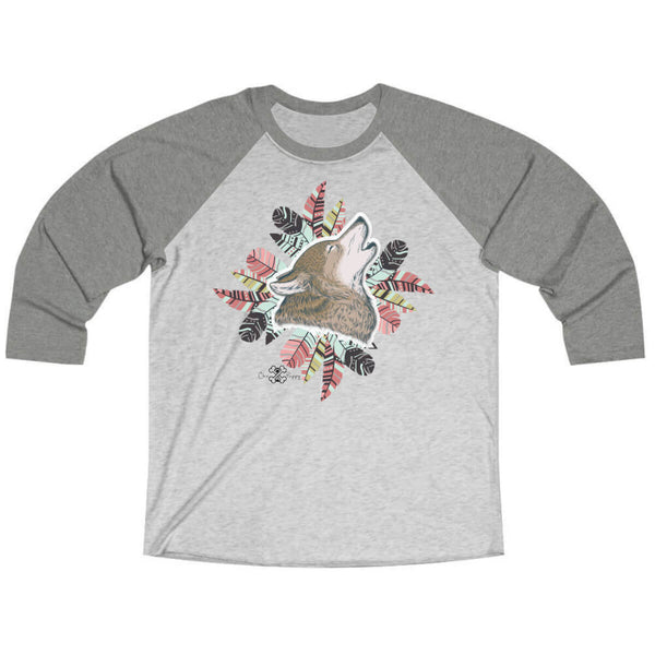 Matching Dog and Owner - Husky Pride Dreamcatcher - Men Raglans - Men