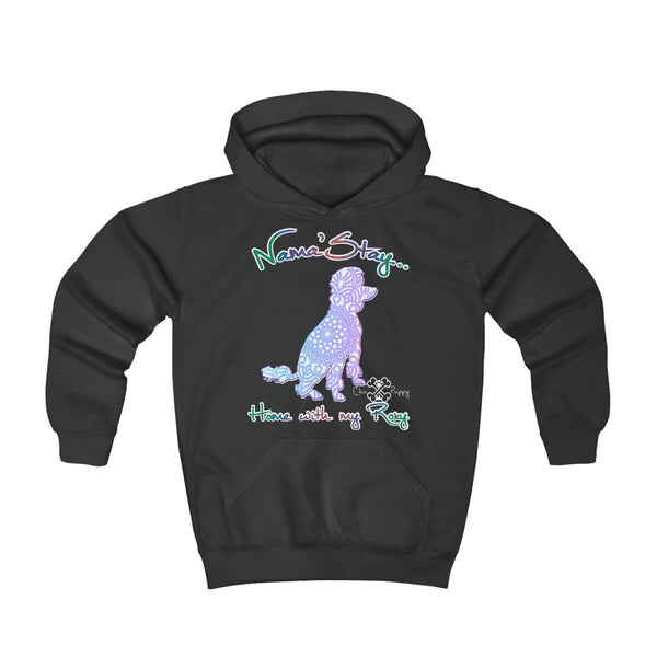 Matching Dog and Owner - Mandala Pups Silhouette - Youth Hoodies - Youth