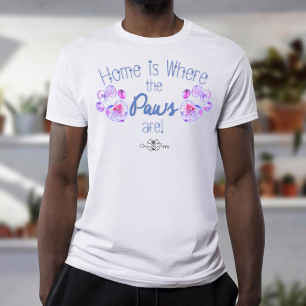 Matching Dog and Owner - Home is Where the Paws Are! - Men Raglans - Men