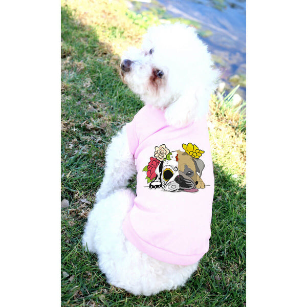 Matching Dog and Owner - Dia De Los Pugs - Dog Shirts & Hoodies - Dogs