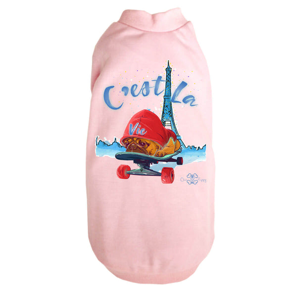 Matching Dog and Owner - C’est La Vie! - Dog Shirts & Hoodies - Dogs